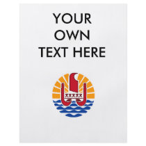 French Polynesia Coat of Arms Custom Flyer