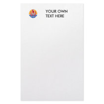 French Polynesia Coat of Arms Custom Stationery