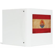 French Polynesia Flag Vinyl Binders