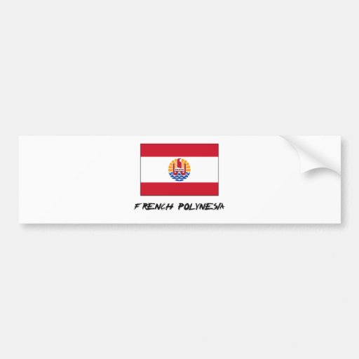 French Polynesia Flag Bumper Stickers