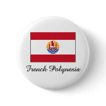 French Polynesia Flag Design buttons