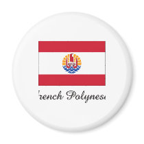 French Polynesia Flag Design magnets