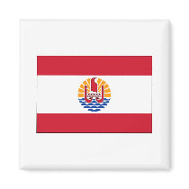 French Polynesia FLAG International magnets