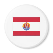 French Polynesia FLAG International magnets
