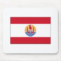 French Polynesia FLAG International mousepads