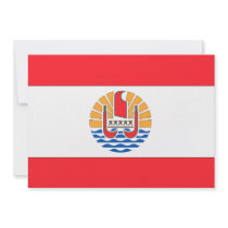 French Polynesia Flag invitations by flagshirts French Polynesia Flag invitations