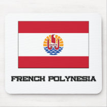 French Polynesia Flag mousepads