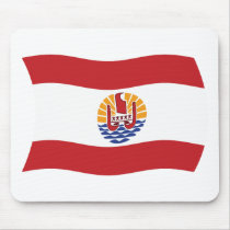French Polynesia Flag Mousepad