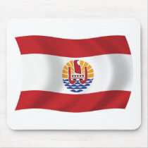 French Polynesia Flag Mousepad