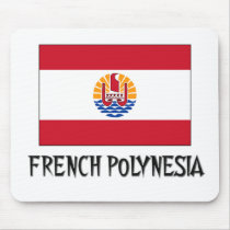 French Polynesia Flag mousepads