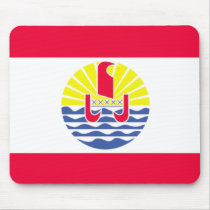 French Polynesia Flag Mousepad