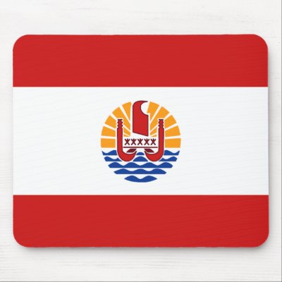 French Polynesia Flag Mousepad by FlagAndMap