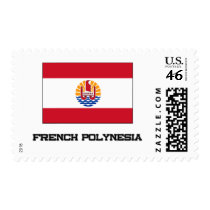 French Polynesia Flag postage