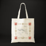 French Polynesia Map Flag Border Bag