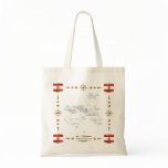 French Polynesia Map + Flags Bag