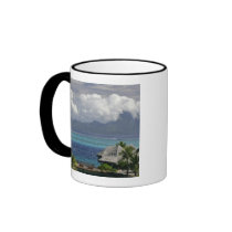 French Polynesia, Moorea. A view of the island Coffee Mugs