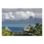 French Polynesia, Moorea. A view of the island