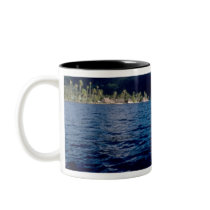 French Polynesia, Moorea. Woman enjoying view on Mug