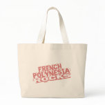 French Polynesia Rocks bags