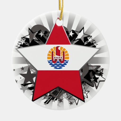 French Polynesia Star Christmas Ornaments