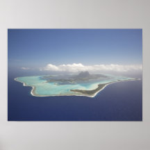 French Polynesia, Tahiti, Bora Bora. The Poster