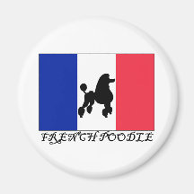 French Poodle Fridge Magnet