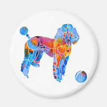 French Poodle Magnet