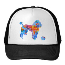 French Poodle Trucker Hats