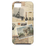 French Postcard Collage iPhone 5 Covers