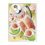 French Pressed Coffee Postcard