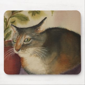 French Pussy Cat mousepad