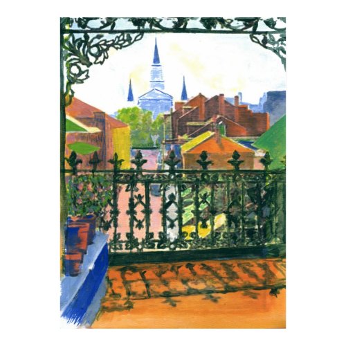 French Quarter Balcony print