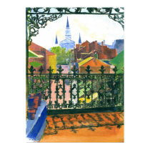 French Quarter Balcony posters by figstreetstudio French Quarter Balcony posters