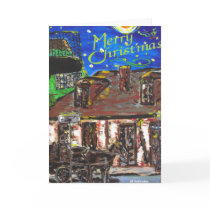 French Quarter Christmas Card by figstreetstudio French Quarter Christmas Card
