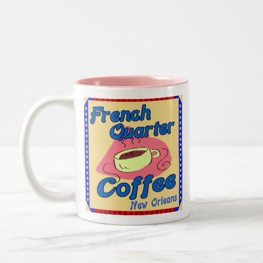 French Quarter Coffee Shop TwoTone Coffee Mug Zazzle