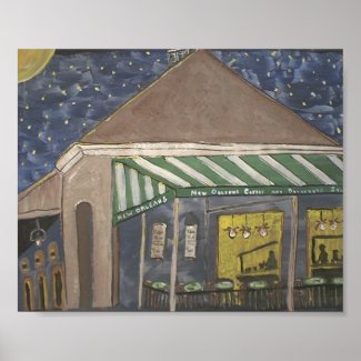 French Quarter Coffee Stand print
