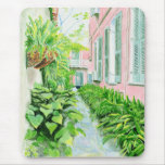 French Quarter Courtyard Mousepad