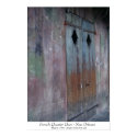 French Quarter Door posters
