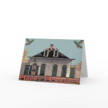 French Quarter Holiday Card by figstreetstudio French Quarter Holiday Card
