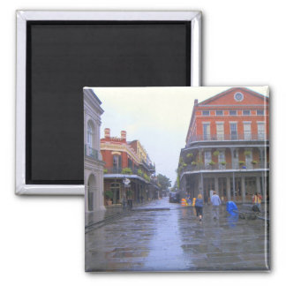 French Quarter New orleans 2 Inch Square Magnet