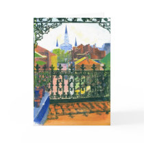 French Quarter Street cards by figstreetstudio French Quarter Street cards