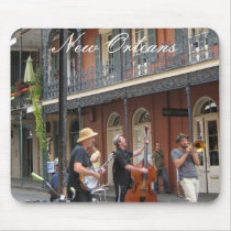 French Quarter Street Scene mousepads