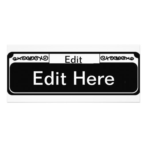 French Quarter Street sign Blanks Invitations