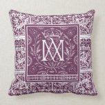 French Renaissance Phoenix Monogram MA pillows