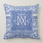 French Renaissance Phoenix Monogram MA pillows