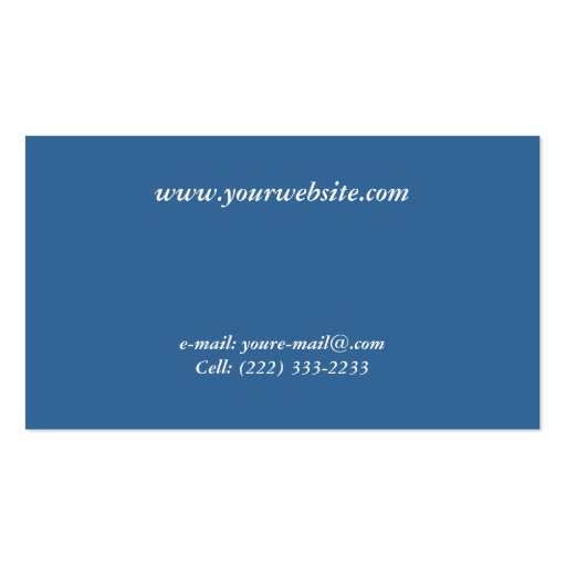 French Riviera Business Cards (back side)