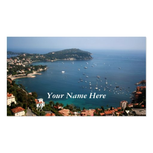 French Riviera Business Cards (front side)