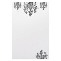 French Rose Bouquet Stationery Design