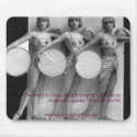 French Showgirls Mousepad