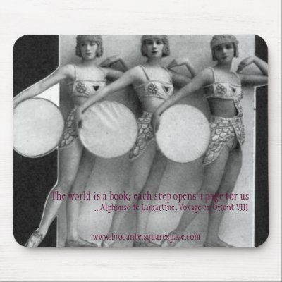 French Showgirls Mousepad by KathleenMLowe
